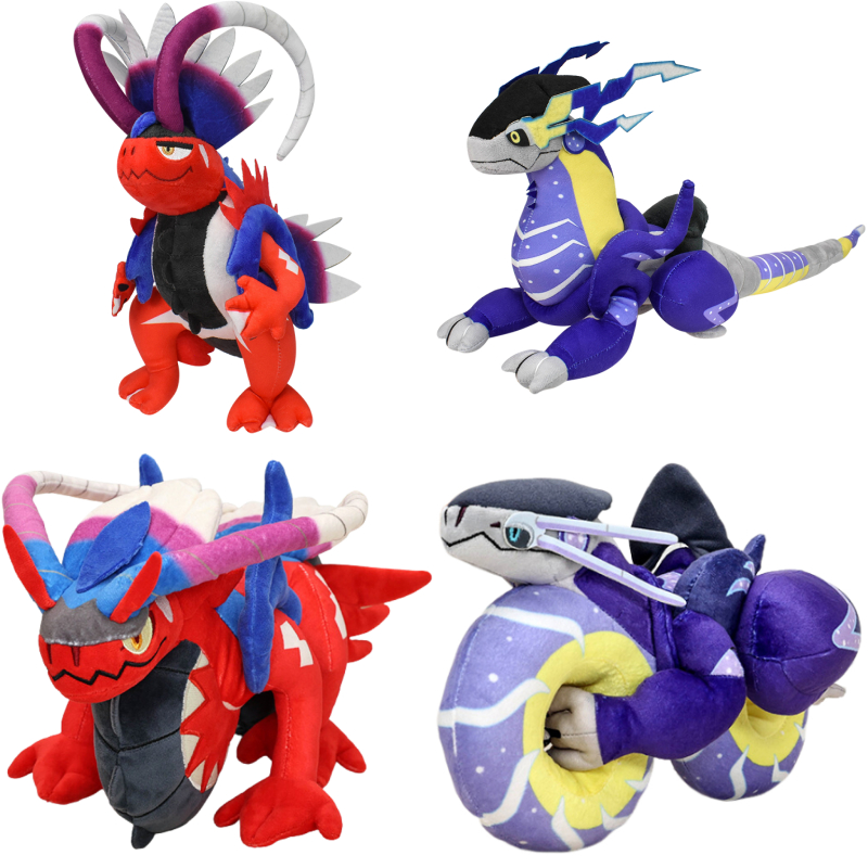 Model Kit Lucario - Pokemon Koraidon Miraidon pluszowe zabawki Anime