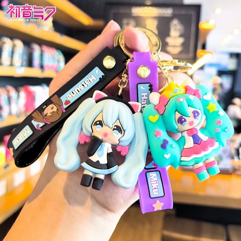 Model Kit Car - Breloczek Hatsune Miku, kreskówkowy, uroczy i