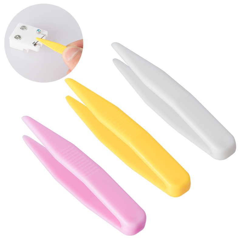 Model Kit Tweezers - 10 sztuk plastikowe koraliki pęseta do