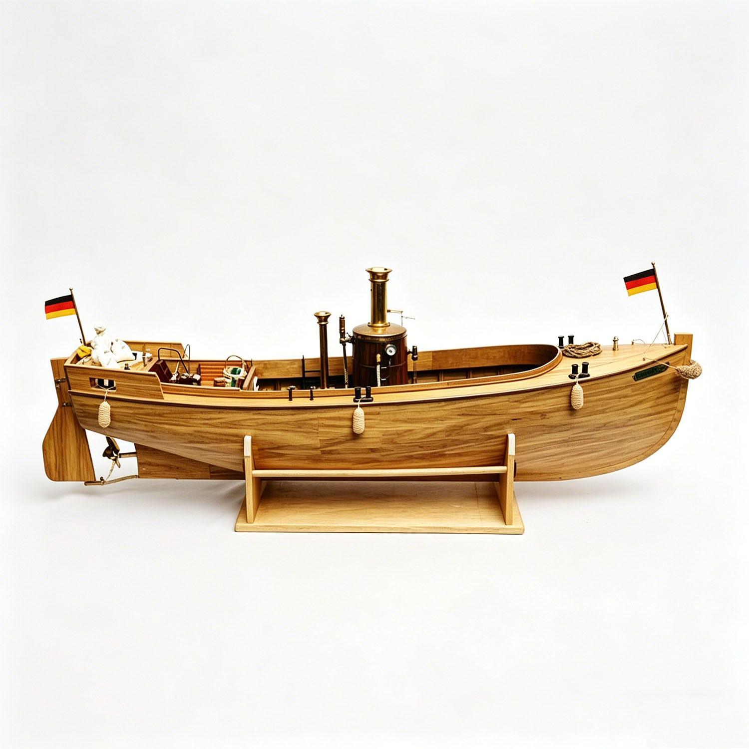 Model Kit Lucario - Łodzie RC 120cm Otwarta Łódź Parowa