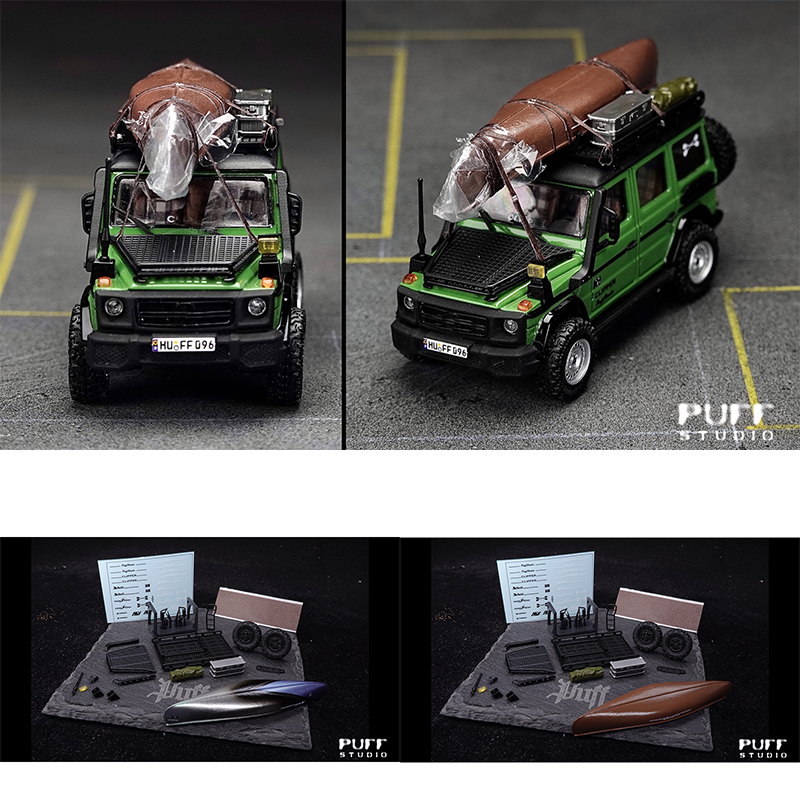 Model Kit Car - Zestaw łodzi PuffStudio 1/64 odpowiedni do