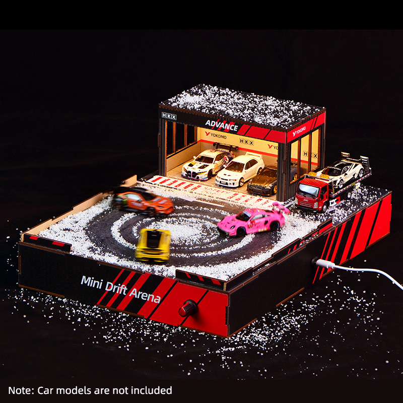 Model Kit Diorama - Diorama toru do driftu DIY w