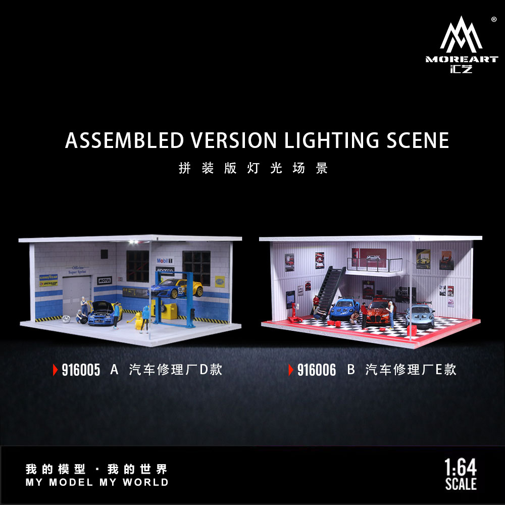 Model Kit Diorama - Więcej Artystycznych Dioram z Oświetleniem w