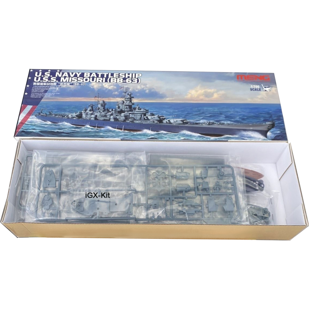 Model Kit Uss Missouri - Meng PS004 Model okrętu pancernego US