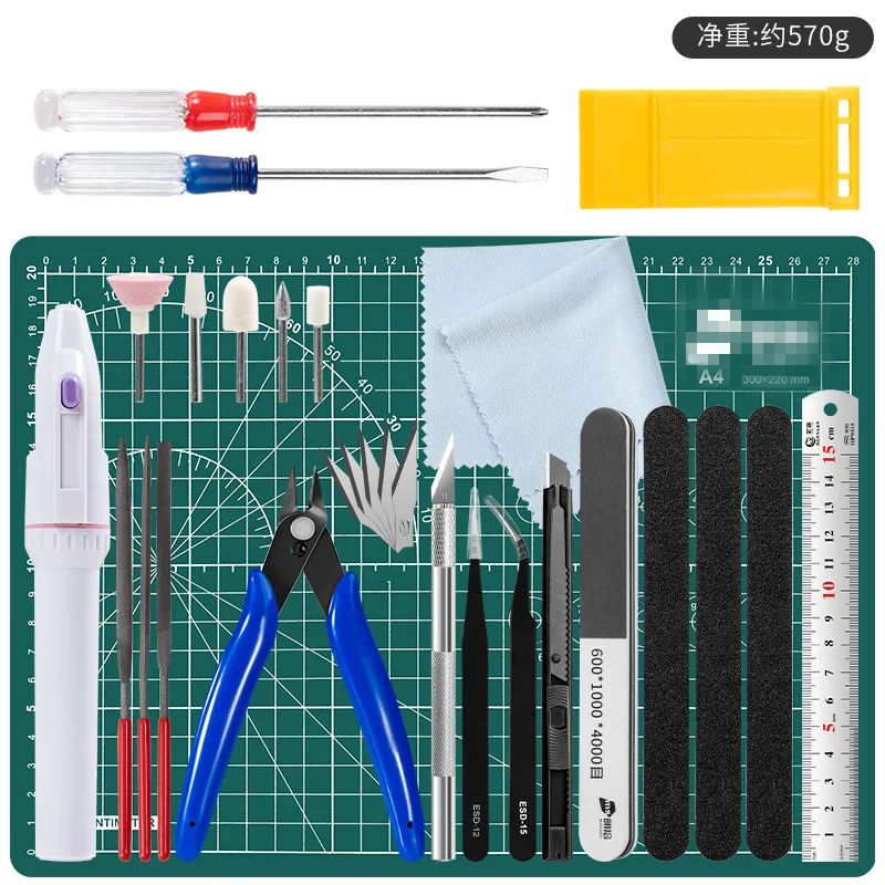 Model Kit Tweezers - Zestaw narzędzi do modelarstwa Gunpla: szczypce,