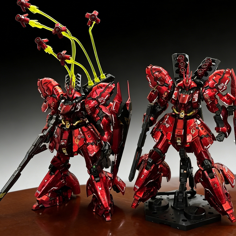 Model Kit Water Decal - STAR RG 1/144 Sazabi Elektroplaterowany Model