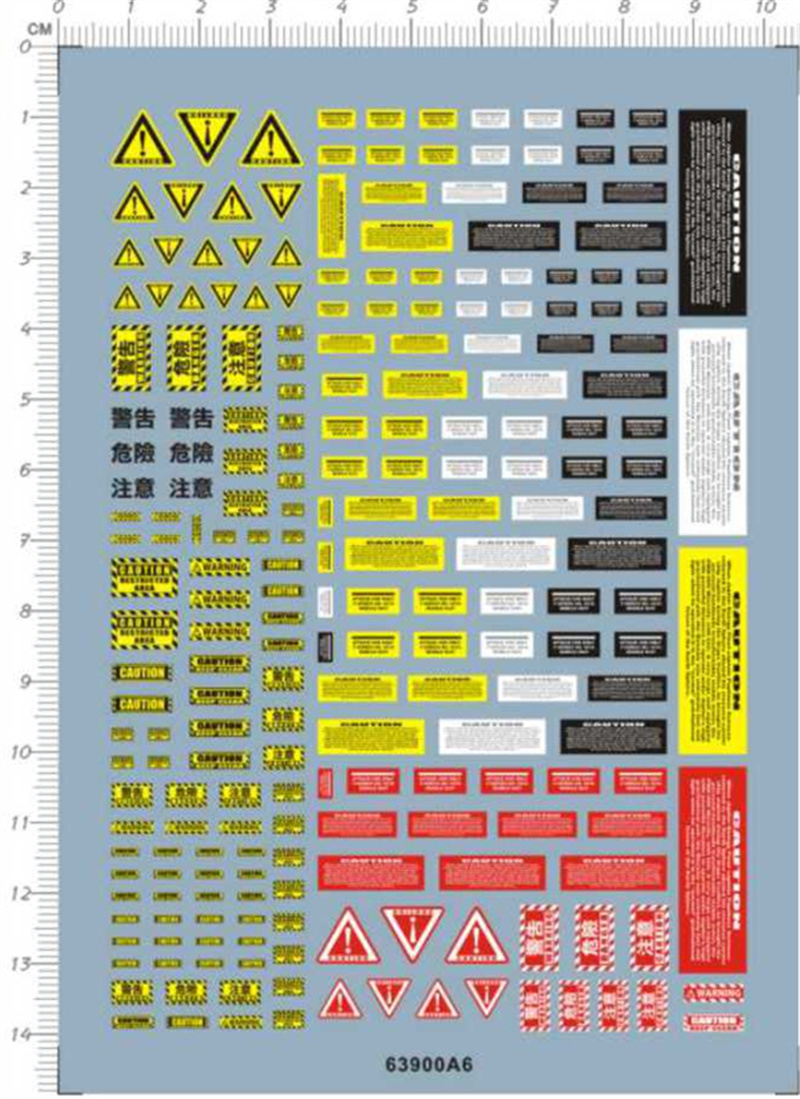 Ostrzeżenie Uwaga Zagrożenie N – Model Kit Water Decal recenzja i cena