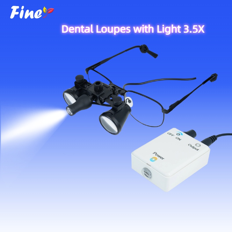 Lupa stomatologiczna Finer 3.5 – Magnifier With Light recenzja i cena