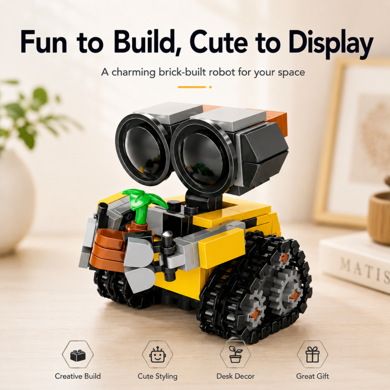 Mini Zestaw Klocków do Budowy  – Model Kit Robot recenzja i cena