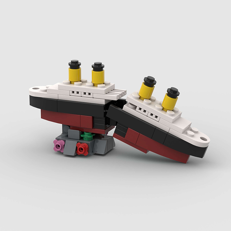 Mini RMS Titanic Sank Ship Mod – Model Kit Lucario recenzja i cena