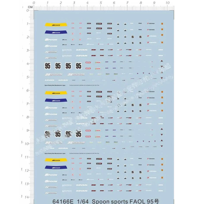 1/64 Spoon Sports Faol 95 Mode – Model Kit Water Decal recenzja i cena