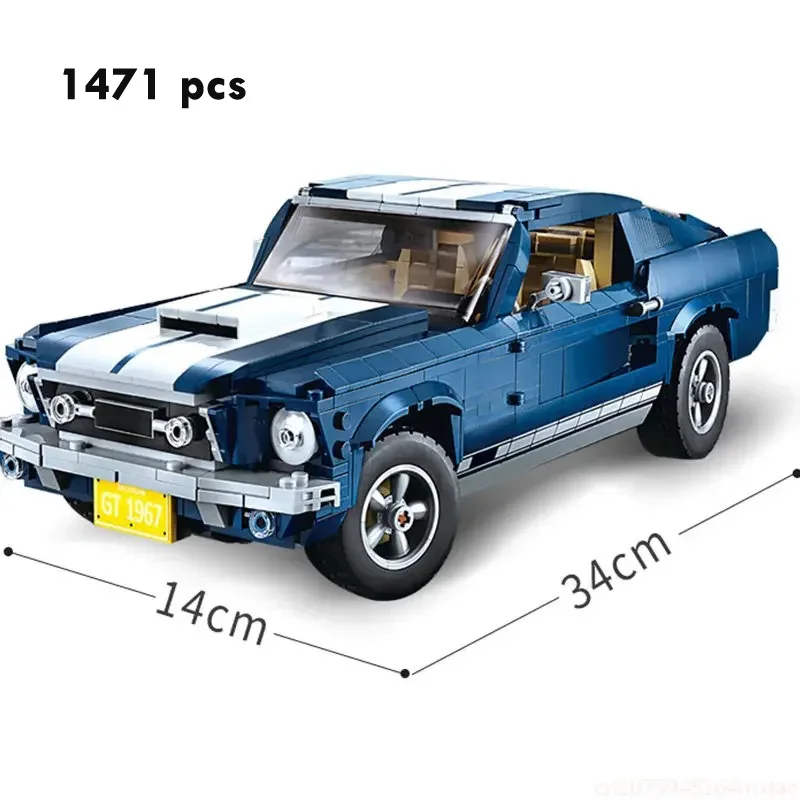 MOC 1471 elementów Mustang Spo – Model Kit Mustang recenzja i cena