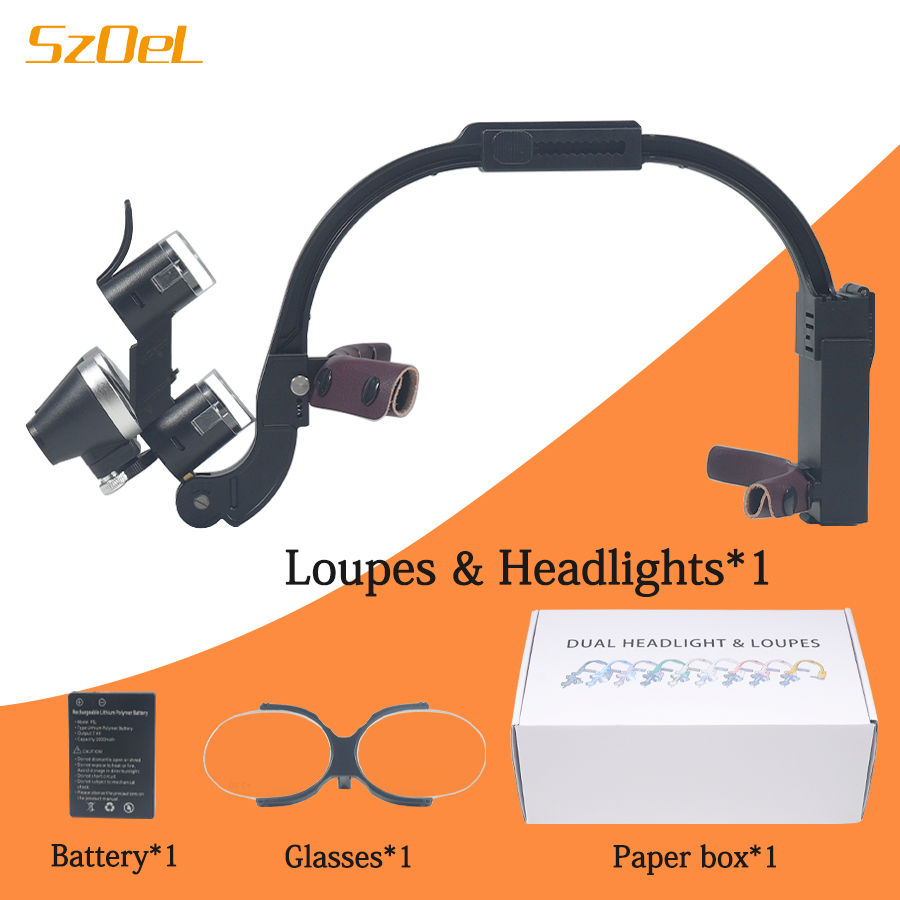 2.5X/3.5X Dental lornetka szkł – Magnifier With Light recenzja i cena