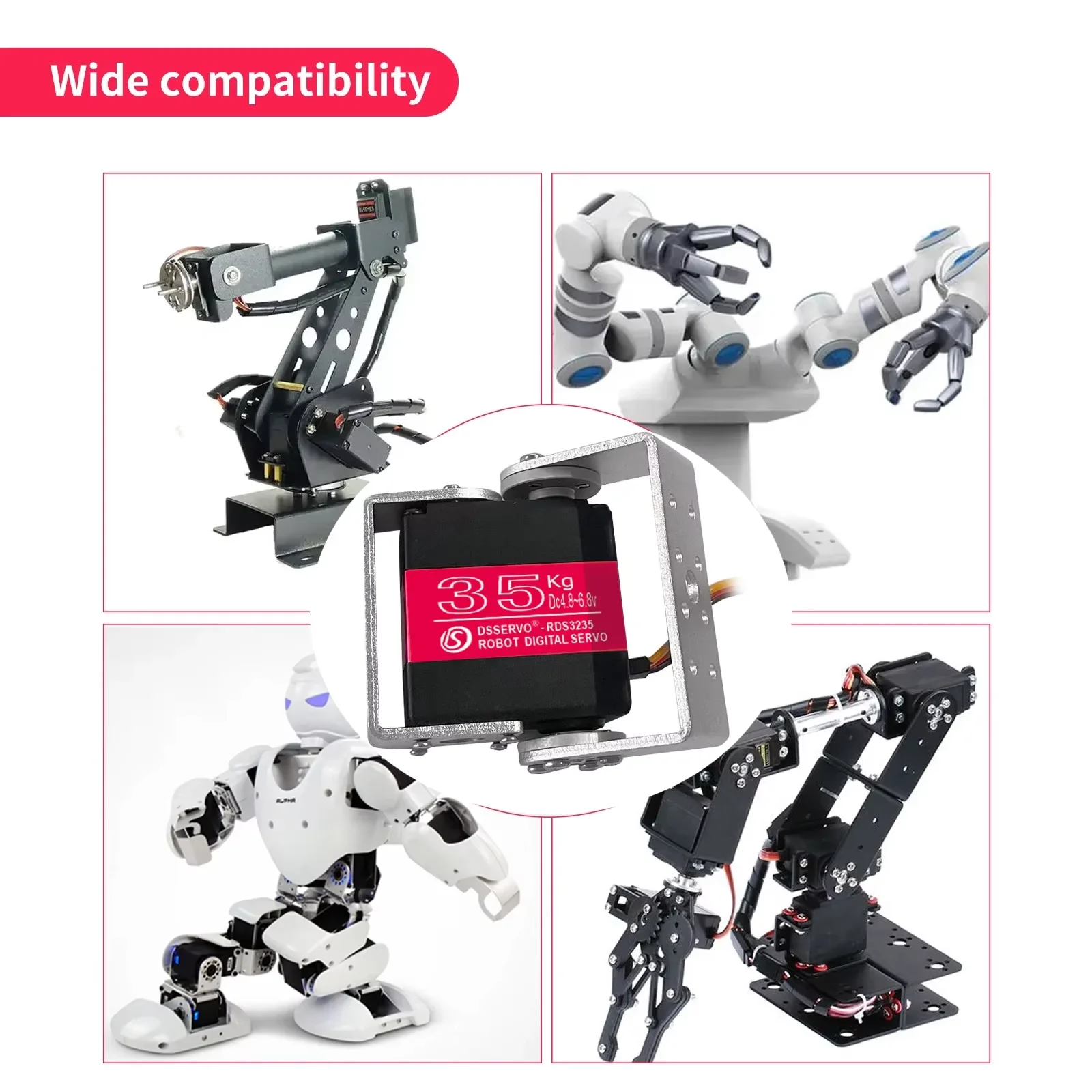 1/2/4 Zestaw Dsservo RDS3235MG – Model Kit Robot recenzja i cena