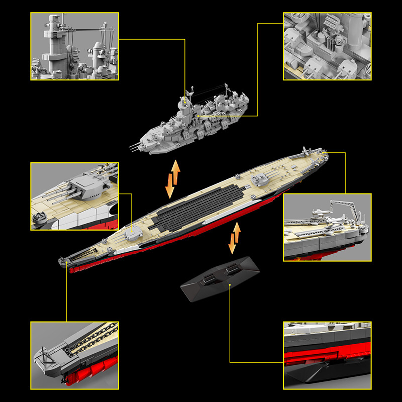 Zestaw klocków konstrukcyjnych – Model Kit Uss Missouri recenzja i cena